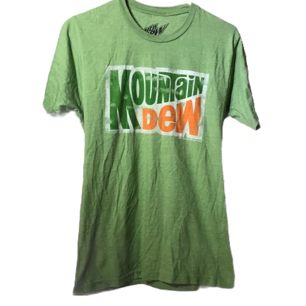 Mountain Dew “Do the Dew” Green Logo T-Shirt Small